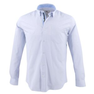 chemise homme rayée bleu CAPTEN