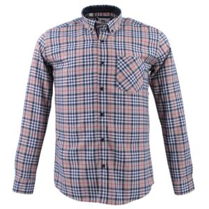 chemise chaude CAPTEN flanelle motif « burberry »