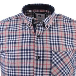 chemise chaude CAPTEN flanelle motif « burberry »