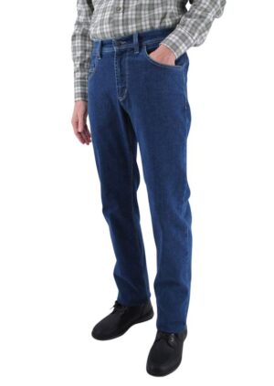 Pantalon jean homme 5 poches PIONEER Rando Mégaflex bleu 6588PiRa