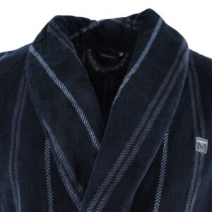 peignoir polaire homme MASSANA marine foncé