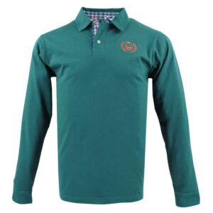 Polo manches longues BLACK WELLIS vert sapin