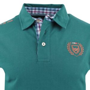 Polo manches longues BLACK WELLIS vert sapin