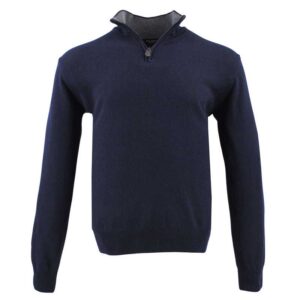pull homme 90% laine, 10% cachemire BANDE ORIGINAL marine 5562660Bo