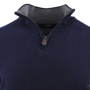 pull homme 90% laine, 10% cachemire BANDE ORIGINAL marine 5562660Bo