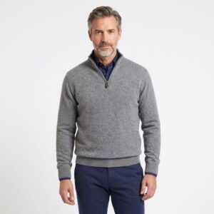 pull 90% laine, 10% cachemire BANDE ORIGINAL gris 5562660Bo