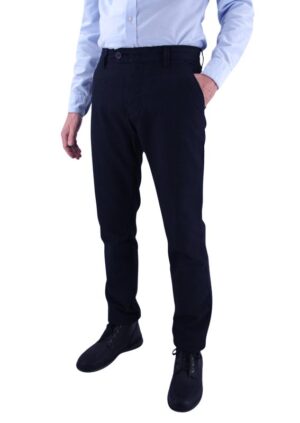 Pantalon poly-viscose PIONEER Robert Smartline bleu marine