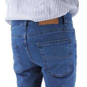 Pantalon jean homme trĂšs extensible marque espagnole LCDN bleu Lover 145b