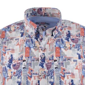 chemise imprimée thème musique THE SURFCAR