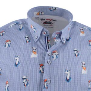 chemise homme amusante avec ses chiens THE SURFCAR