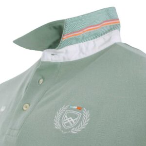 Polo homme vert pâle BLACK WELLIS