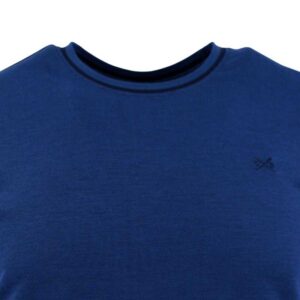 t-shirt homme léger col rond SHUTTON BLUE bleu modÚle Adriano