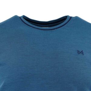 t-shirt homme léger col rond SHUTTON BLUE bleu/vert modÚle Adriano