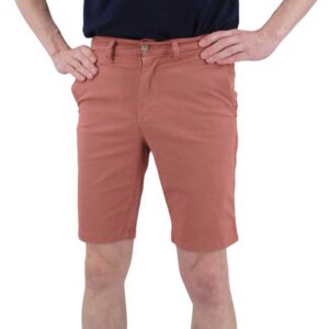 Bermuda homme LCDN terracotta modĂšle slim Jacko