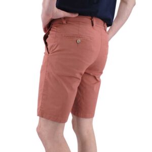 Bermuda homme LCDN terracotta modĂšle slim Jacko