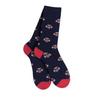Chaussettes coton LABONAL chien avec lunettes