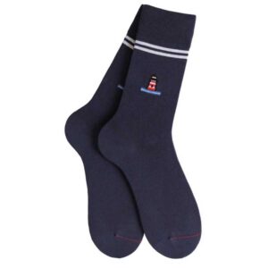 Chaussettes coton LABONAL marine avec phare