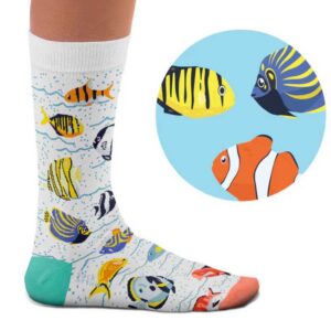 Chaussettes originales en coton SOCK AFFAIRS aquarium poissons