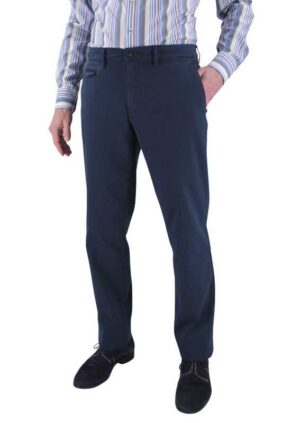 Pantalon homme LCDN Arex tencel bleu foncé tissu extensible