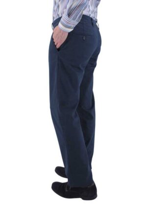Pantalon homme LCDN Arex tencel bleu foncé tissu extensible