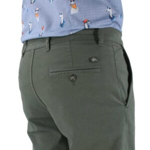 Pantalon homme LCDN Arex tencel vert tissu extensible