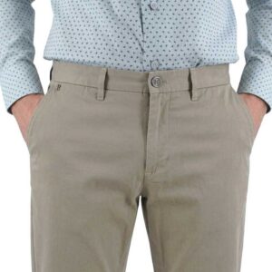 Pantalon homme coton GARDEUR Bono en taupe