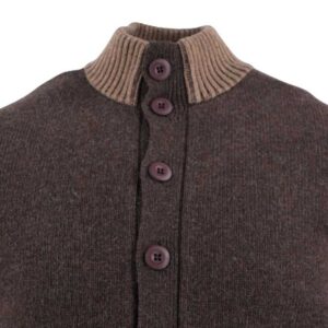 Cardigan homme boutonné marron BEST GUEST FIRMIN
