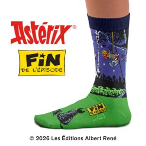 Chaussettes originales en coton SOCK AFFAIRS Asterix et Obelix Banquet