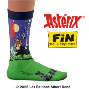 Chaussettes originales en coton SOCK AFFAIRS Asterix et Obelix Banquet