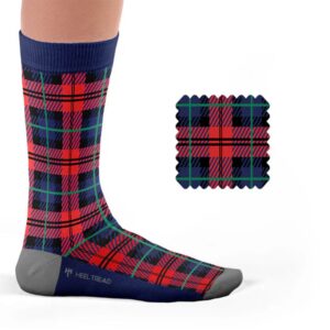 Chaussettes originales en coton SOCK AFFAIRS Tartan Ecossais