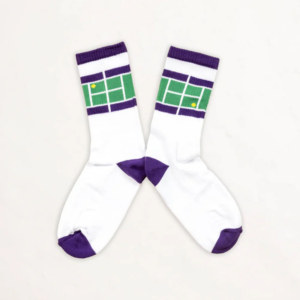 Chaussettes originales en coton LABEL Tennis Gazon