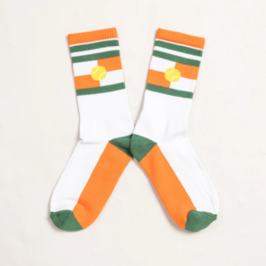 Chaussettes originales en coton LABEL Tennis Terre Battue