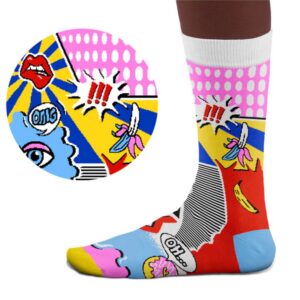 Chaussettes originales en coton SOCK AFFAIRS Pop Art