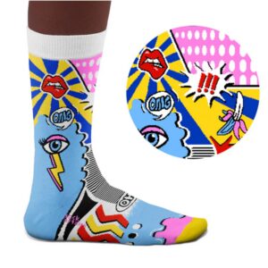 Chaussettes originales en coton SOCK AFFAIRS Pop Art