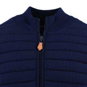 gilet laine zip marine BEST GUEST FRANCK