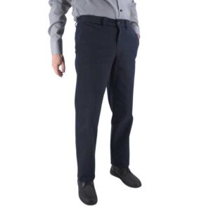 Pantalon coton ceinture élastique LCDN bleu Féderec