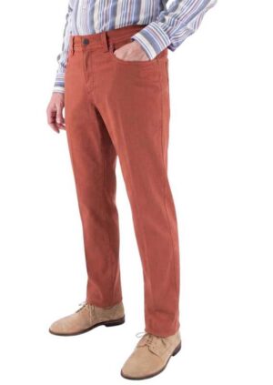 Pantalon Pierre CARDIN rouge modĂšle Lyon Tapered FutureFlex longueur L32