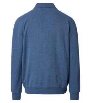 Pull sweat REDMOND col polo bleu