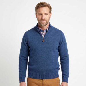 pull homme laine col camionneur bleu foncé BEST GUEST modÚle JUSTIN