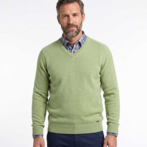 pull BEST GUEST col V 80% laine amande 702bg