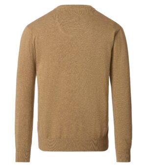 Pull beige coton col V REDMOND 600rd