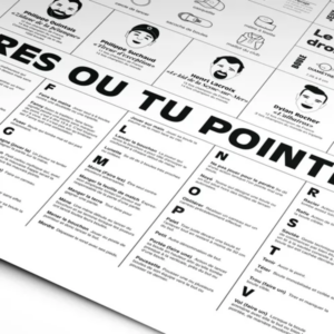 Affiche manifeste de la pétanque LA MAJORETTE A MOUSTACHE