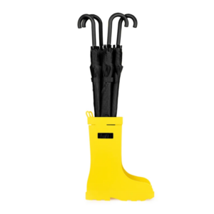 Porte parapluie botte jaune