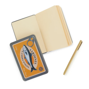 Carnet de note conserve de sardines