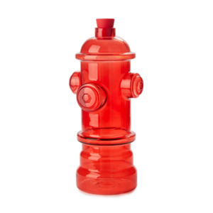 Bouteille en verre borne à incendie
