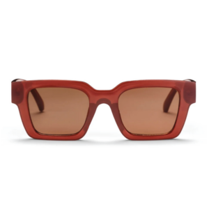 Lunettes de soleil unisexe bordeaux Max CHPO