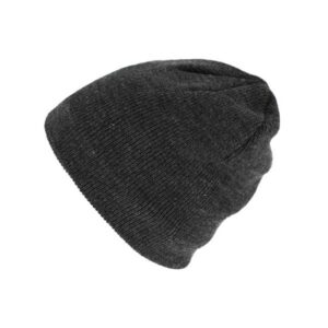 Bonnet tricoté uni Anthracite FIEBIG