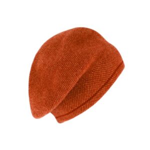 Béret en maille laine mélangée Cannelle FIEBIG