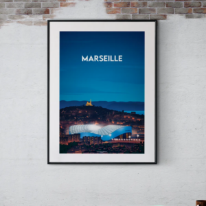 Affiche foot OM Vélodrome