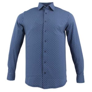 Chemise jersey stretch bleue MARVELIS Modern Fit